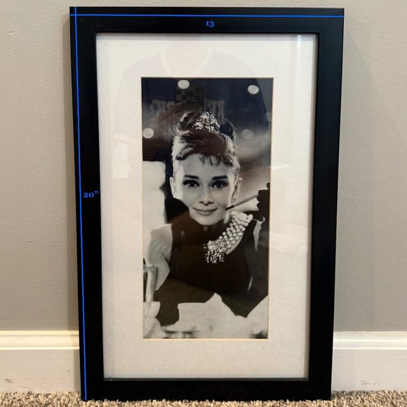 Other - Audrey Hepburn Vintage Framed Print Wall Decor